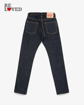 14oz Selvedge Denim Straight Tapered Cut - Indigo (IH-633S-142) Tag 30, Hemmed to 35.0''