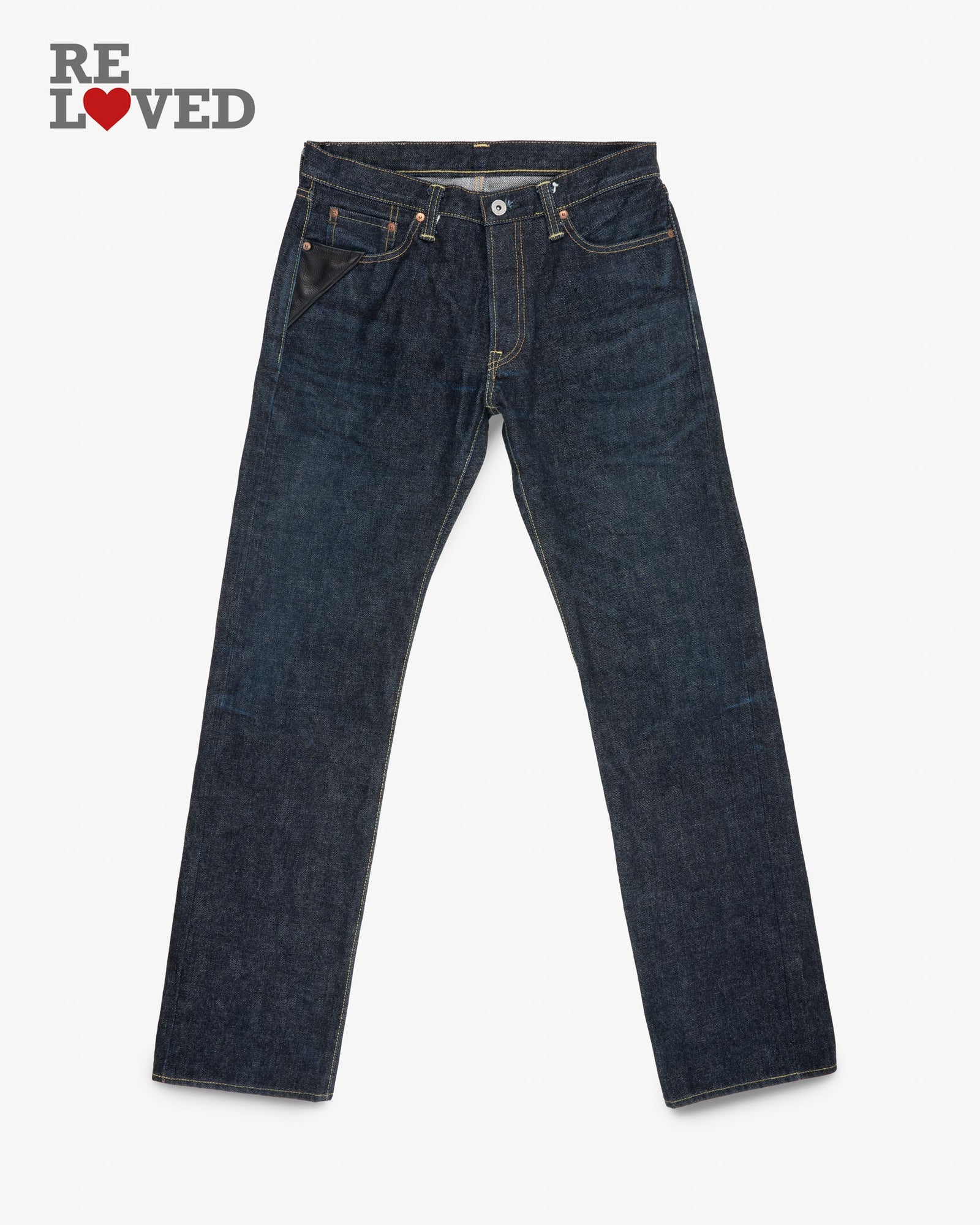 18oz Raw Selvedge Denim Straight Cut The Vulcan Tag 32 Hemmed To 33 9