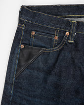 18oz Raw Selvedge Denim Straight Cut "The Vulcan" - Indigo (IH-634SV) Tag 32, Hemmed to 33.9"