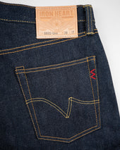 21/23oz Ultra Heavy Raw Selvedge Denim Medium/High Rise Tapered Cut Jeans - Indigo (IH-888S-UHR) Tag 38, Hemmed to 28.5"