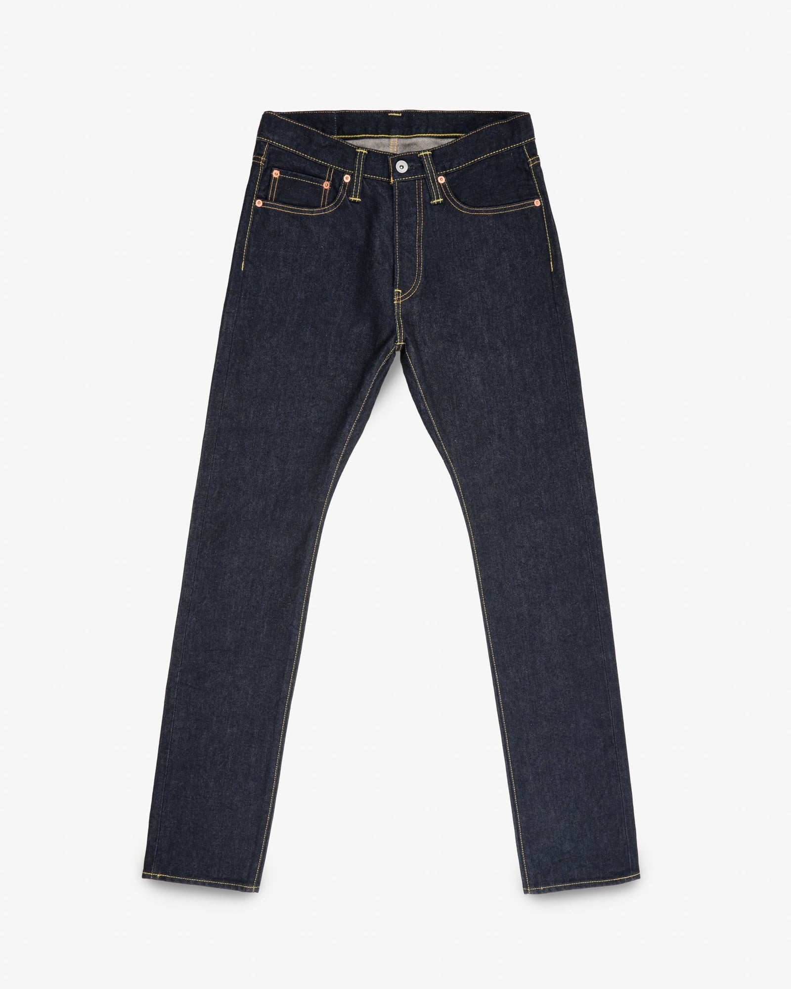 14oz Selvedge Denim Slim Cut Jeans - Indigo