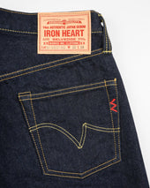 14oz Selvedge Denim Slim Cut Jeans - Indigo