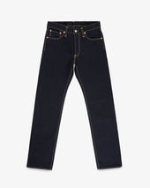 14oz Selvedge Denim Straight Cut Jeans - Indigo/Black