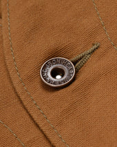 13 5oz Duck Collarless Chore Jacket Size Large