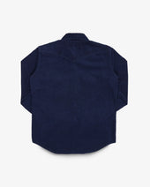 7.5oz Selvedge Corduroy Western Shirt - Indigo