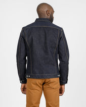19oz Left-Hand Twill Selvedge Denim Type III Jacket - Indigo