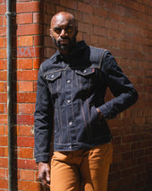 19oz Left-Hand Twill Selvedge Denim Type III Jacket - Indigo