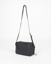 OGL 9981 Large Tumbled Leather Handbag - Black
