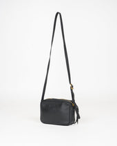 OGL 9981 Small Tumbled Leather Handbag - Black