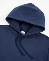 14oz Ultra Heavyweight Loopwheel Cotton Hoodie - Navy