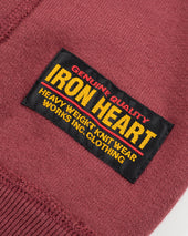 14oz Ultra Heavyweight Loopwheel Cotton Hoodie - Burgundy
