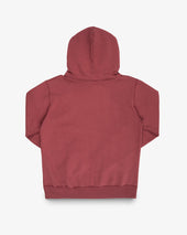 14oz Ultra Heavyweight Loopwheel Cotton Hoodie - Burgundy
