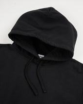 14oz Ultra Heavyweight Loopwheel Cotton Hoodie - Black