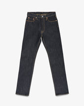 25oz Selvedge Denim Relaxed Tapered Cut Jeans - Indigo