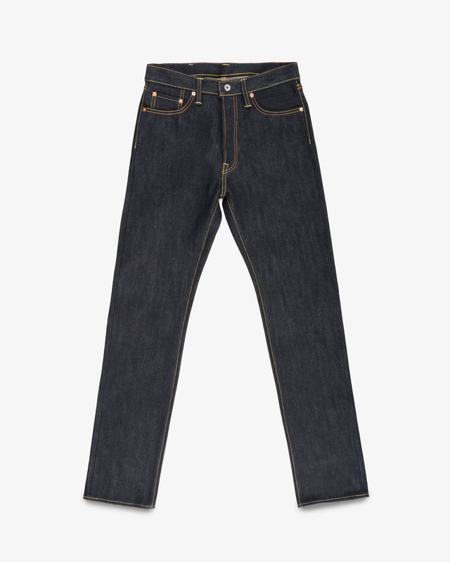 25oz Selvedge Denim Relaxed Tapered Cut Jeans - Indigo