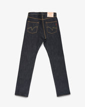 25oz Selvedge Denim Relaxed Tapered Cut Jeans - Indigo