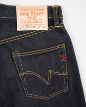 25oz Selvedge Denim Relaxed Tapered Cut Jeans - Indigo