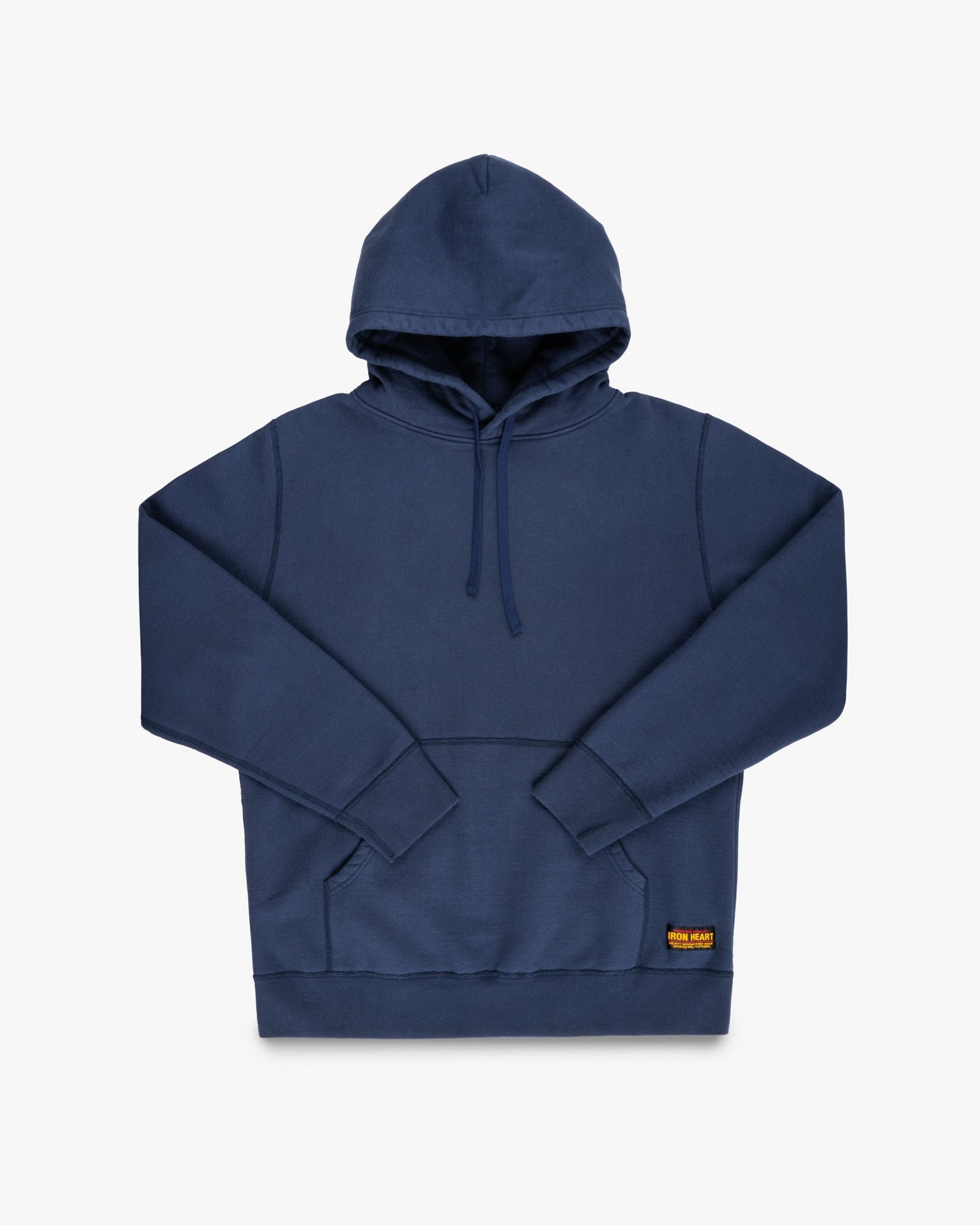 14oz Ultra Heavyweight Loopwheel Cotton Hoodie - Navy