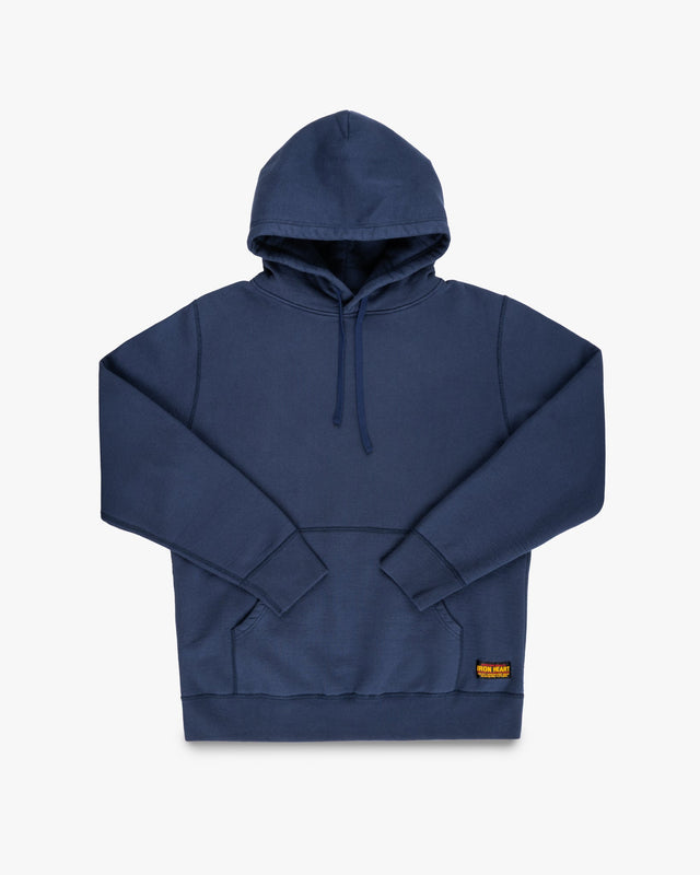 14oz Ultra Heavyweight Loopwheel Cotton Hoodie - Navy