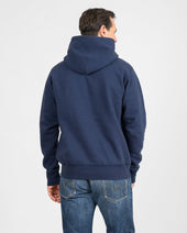 14oz Ultra Heavyweight Loopwheel Cotton Hoodie - Navy