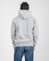 14oz Ultra Heavyweight Loopwheel Cotton Hoodie - Grey
