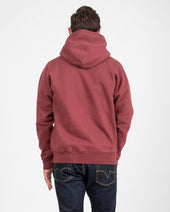 14oz Ultra Heavyweight Loopwheel Cotton Hoodie - Burgundy