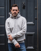 14oz Ultra Heavyweight Loopwheel Cotton Hoodie - Grey