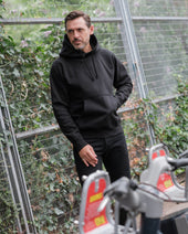 14oz Ultra Heavyweight Loopwheel Cotton Hoodie - Black