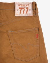17oz Duck Slim Tapered Cut Jeans - Brown