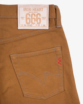 17oz Duck Slim Straight Cut Jeans - Brown