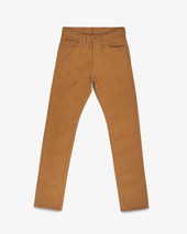 17oz Duck Relaxed Tapered Cut Jeans - Brown