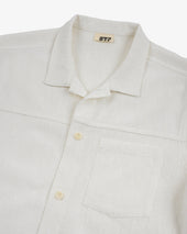 STF Japanese 8.5oz Slub Cotton Short Sleeve Shirt - Ecru
