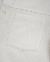 STF Japanese 8.5oz Slub Cotton Short Sleeve Shirt - Ecru