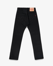 14oz Selvedge Denim Straight Cut Jeans - Black/Black