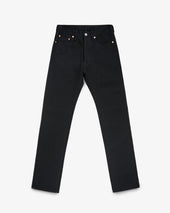 21oz Selvedge Denim Relaxed Tapered Cut - Superblack Non-Fade