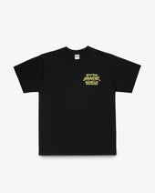 7.5oz Printed Loopwheel Crew Neck T-Shirt - Black