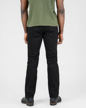 21oz Selvedge Denim Slim Straight Cut Jeans - Superblack (Fades To Grey)