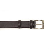 Dark Brown Smooth Calf Tubo Tubular Dress Belt