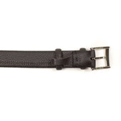 Dark Brown Soft Calf Tubo Tubular Dress Belt