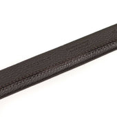 Dark Brown Soft Calf Tubo Tubular Dress Belt