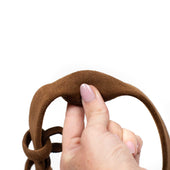 Suede Tubo Tubular Dress Belt