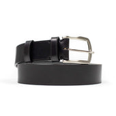 Black calf Olimpo casual belt