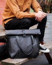 OGL XTAC Roll Top Tote Bag - Black