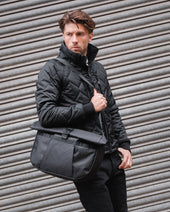 OGL XTAC Roll Top Hobo Bag - Black