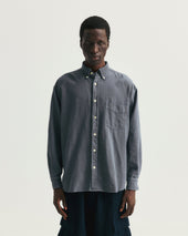 Jesper Vintage Button Down Shirt Turbulence Pigment Dyed Oxford Cloth