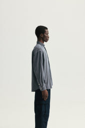 Jesper Vintage Button Down Shirt Turbulence Pigment Dyed Oxford Cloth