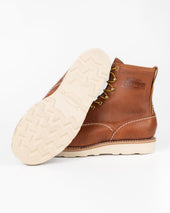 Iron Heart Int'l x Wesco® - 8" Domain Jobmaster® Boot - British Tan. The "Journeyman"