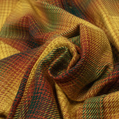 Harvest Shirt In Rust And Green Shadow Plaid Cotton Flannel