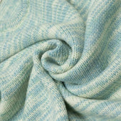 Crewneck Sweater In Green Mineral Dyed Merino Wool And Baby Alpaca