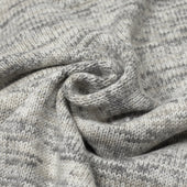 Crewneck Sweater In Opalis Grey Mineral Dyed Merino Wool And Baby Alpaca